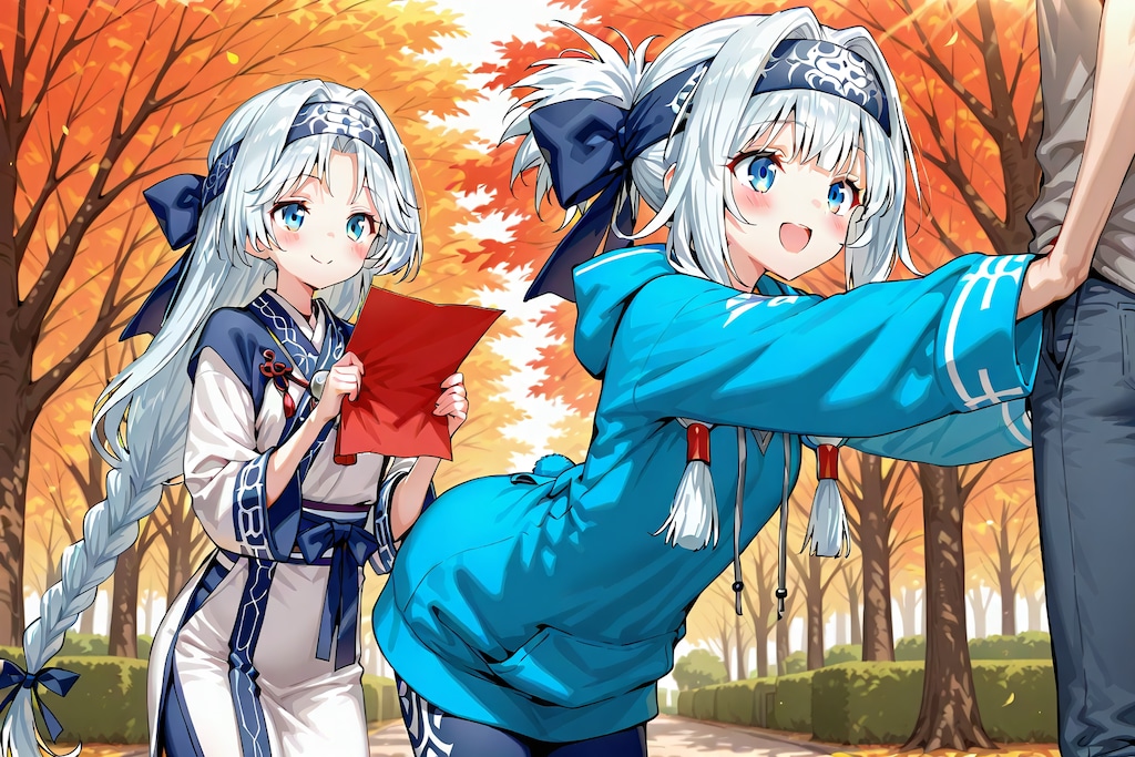 小織くんは萌え袖に便乗する