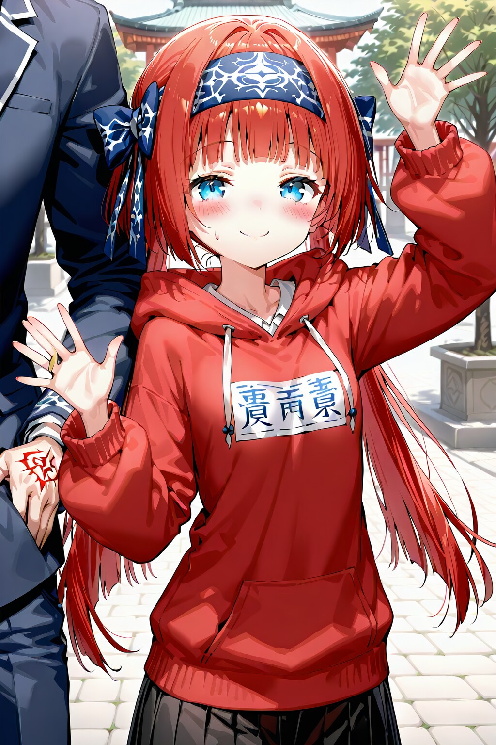 小織くんは萌え袖に便乗する