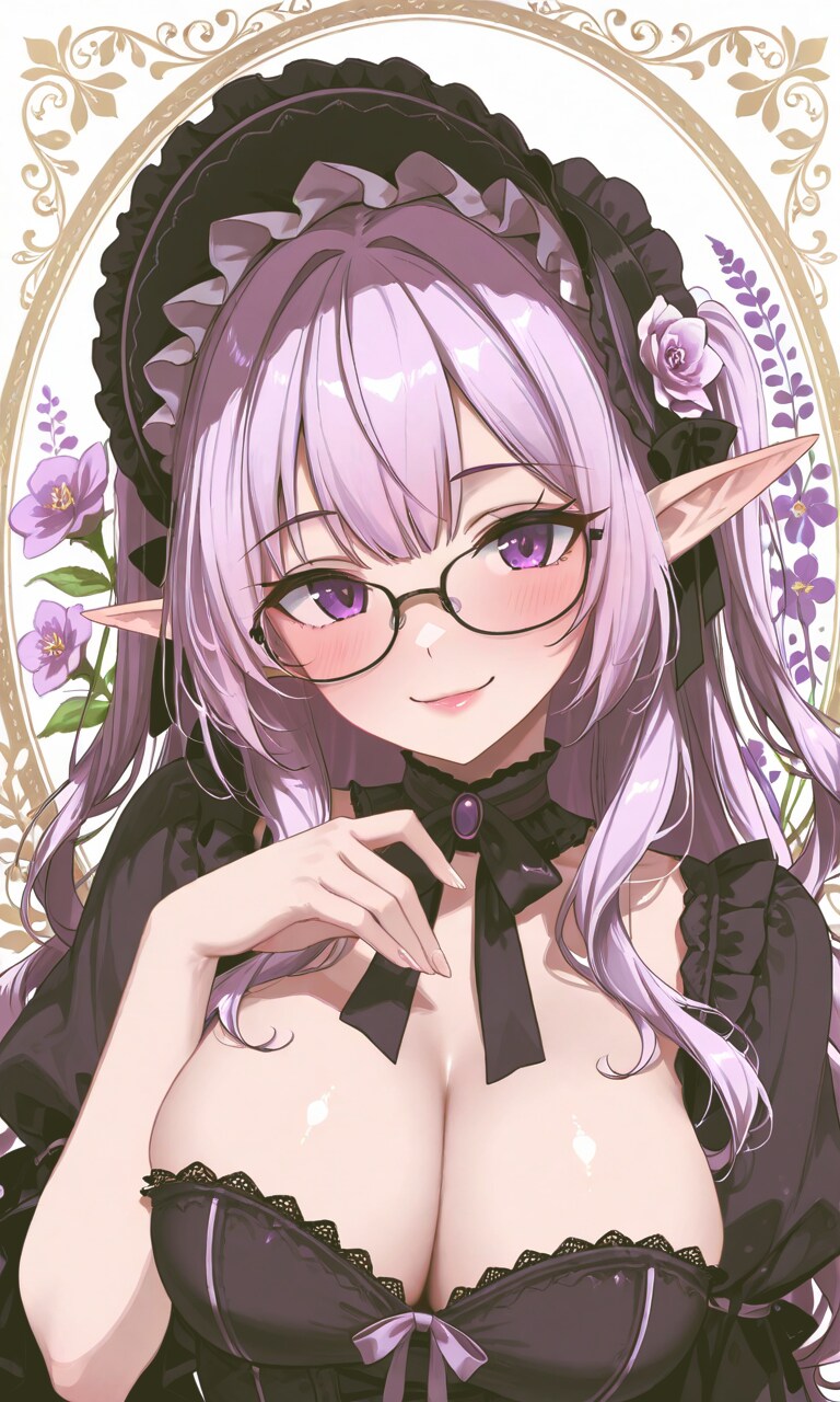 可愛さと優雅さを