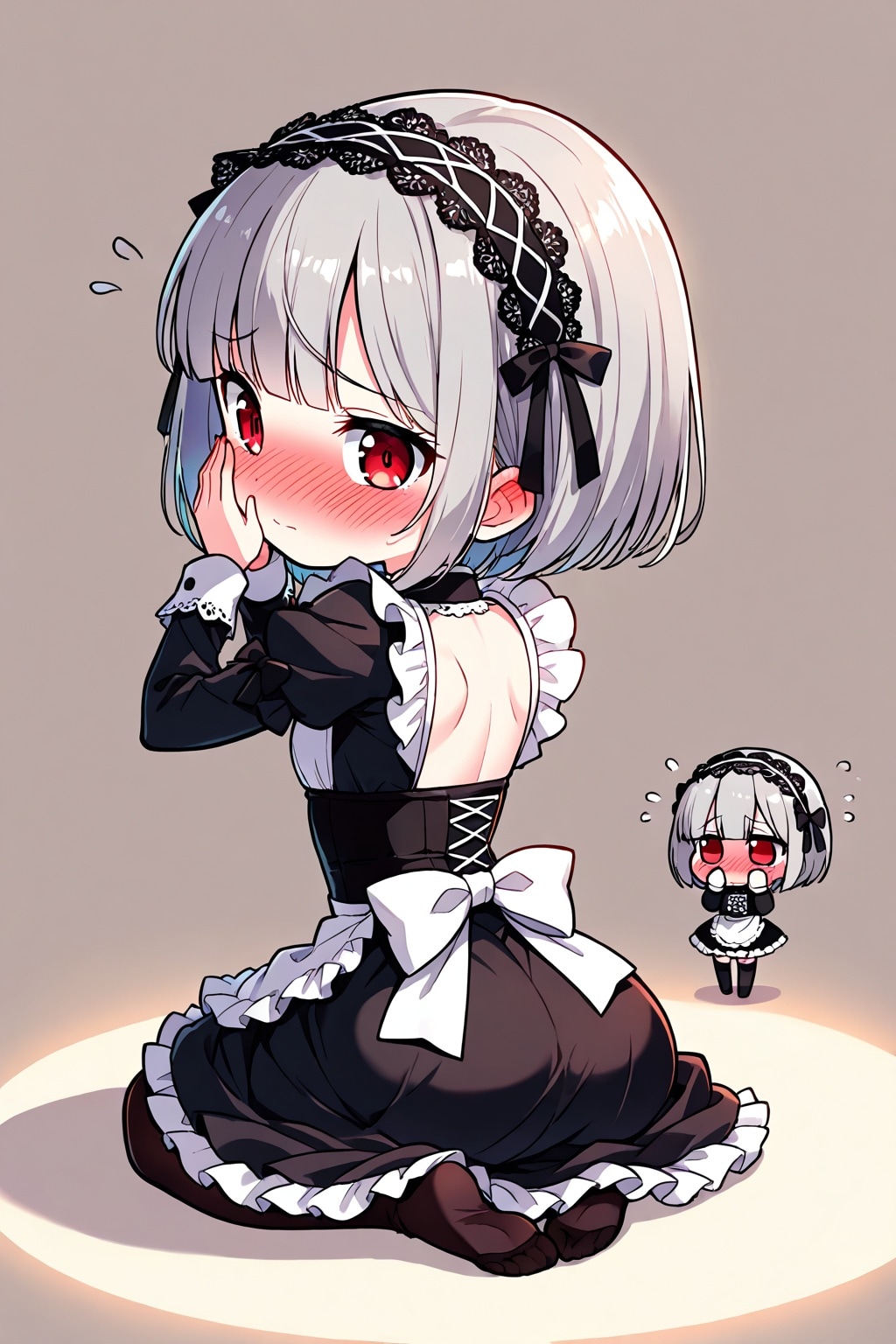 うちの子SD化に挑戦　これまでのシーン詰め合わせ | の人気AIイラスト・グラビア