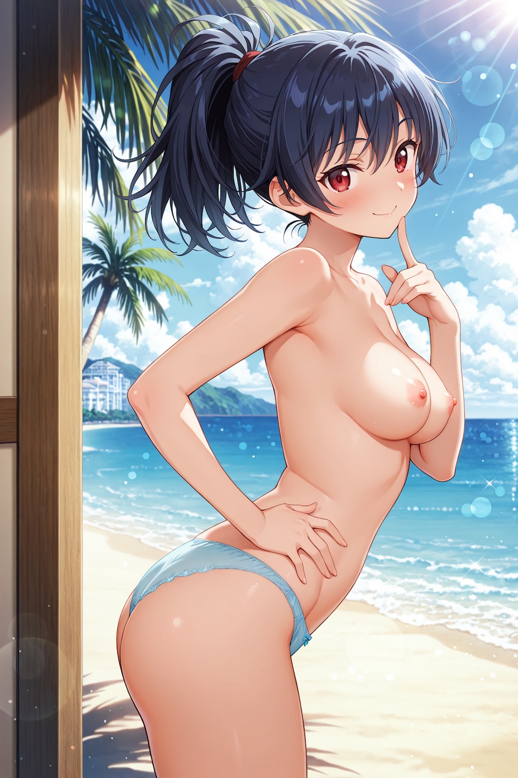 【撮影会】衣装は、お気に入りの一枚だけ（ビーチ） Z427