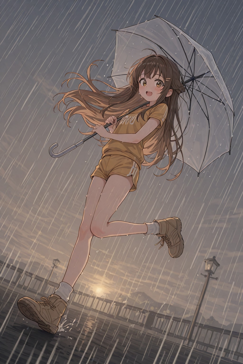 すごい雨だね