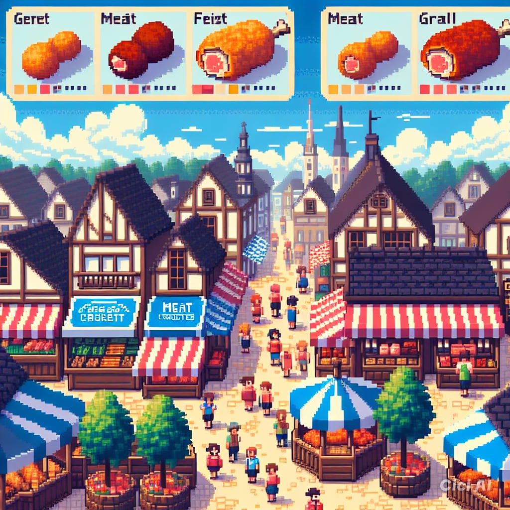 肉のコロッケ町