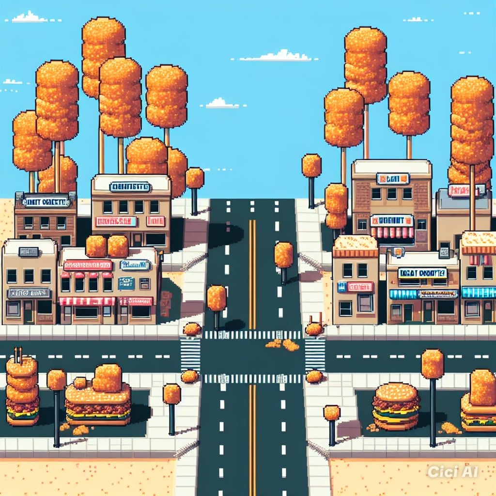 肉のコロッケ町