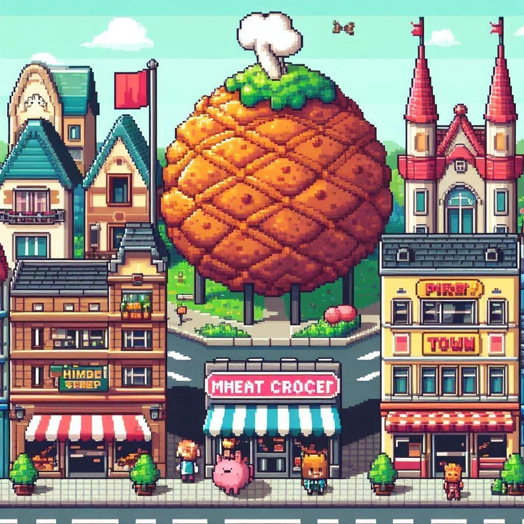 肉のコロッケ町