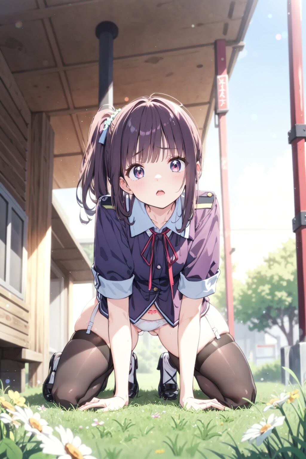 スカート返して〜