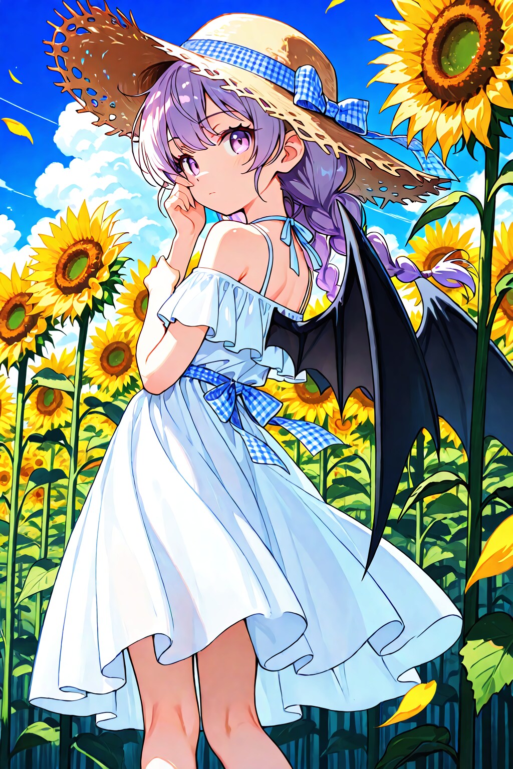 夏色に溶け込む翼