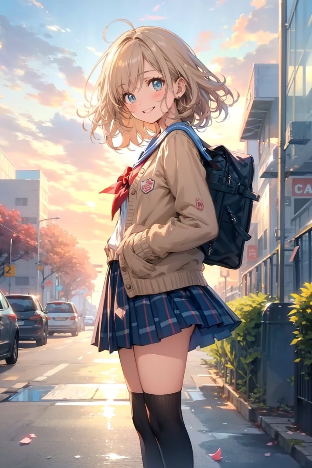 Returning from school | の人気AIイラスト・グラビア