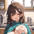 朝一特濃おっぱいミルク♡ 3枚目