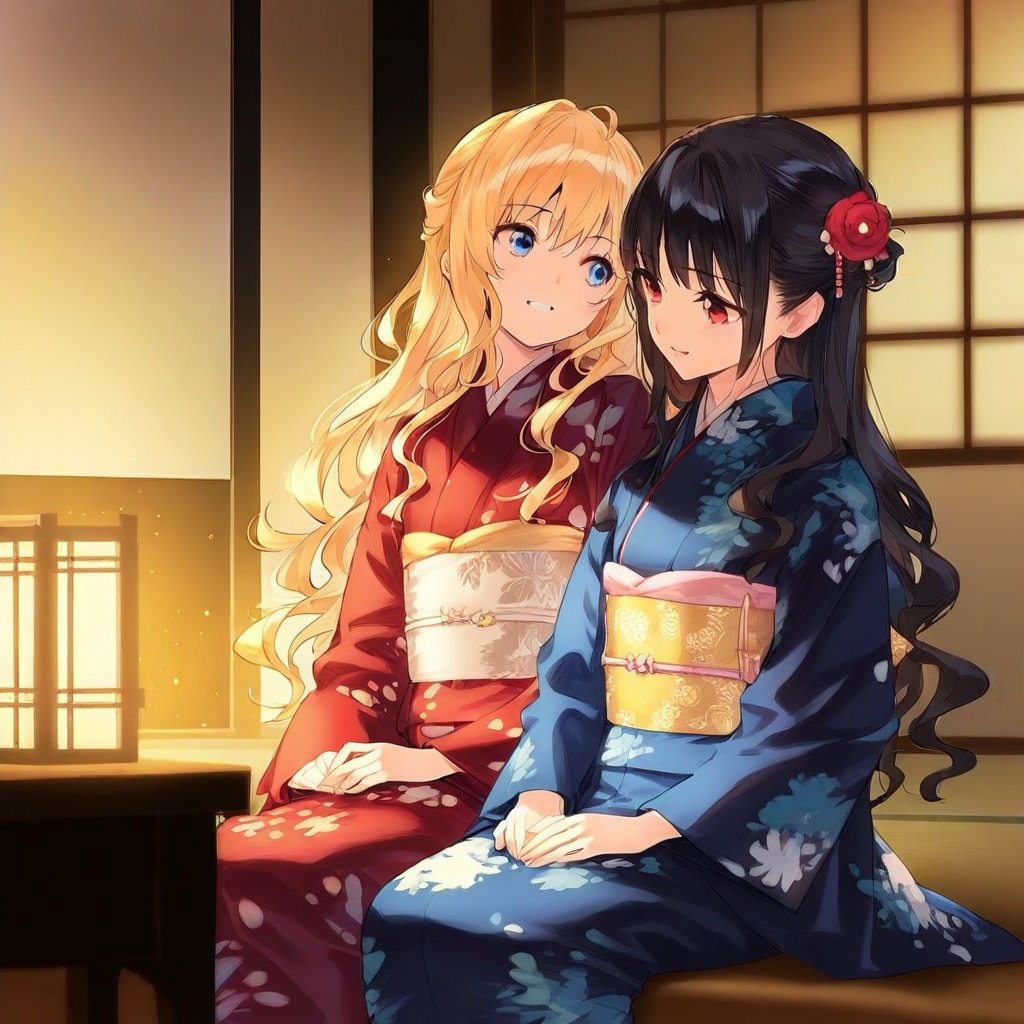 着物ちちぷいコンビ！