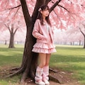 桜とさくらちゃん 4枚目