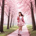 桜とさくらちゃん 3枚目