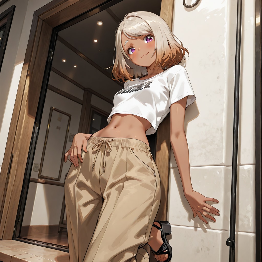 ワイドパンツ