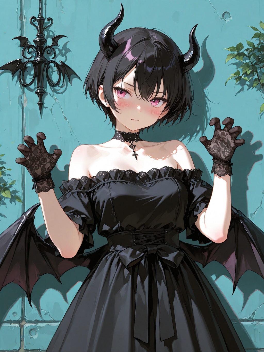 小悪魔衣装のオリキャラちゃん⑤