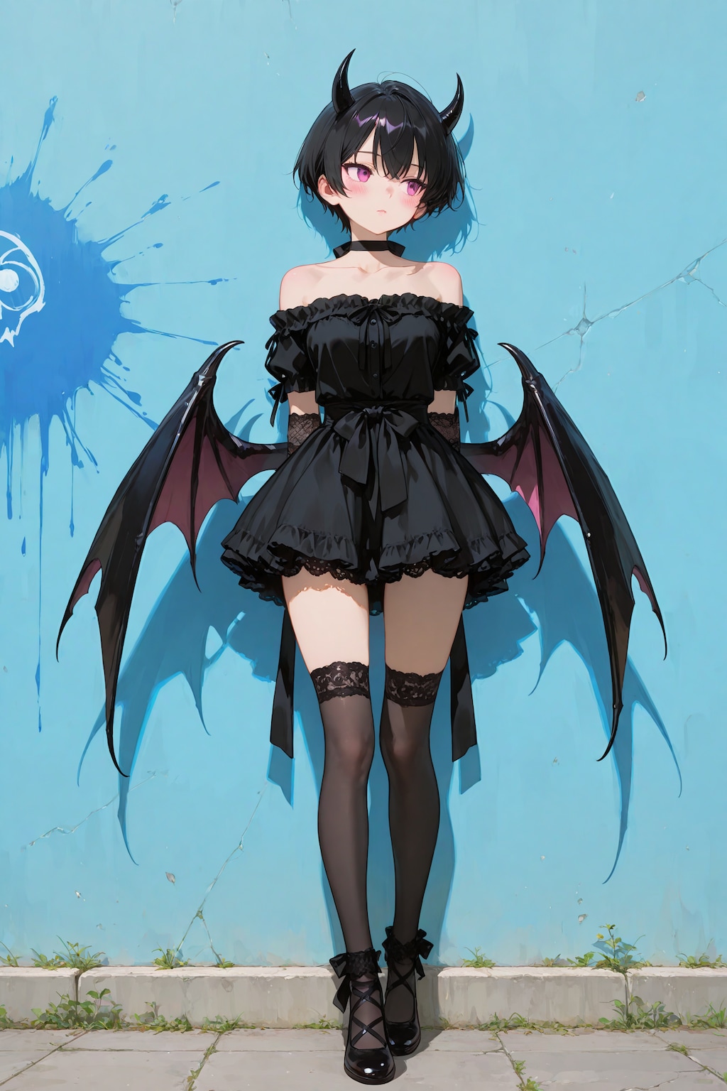 小悪魔衣装のオリキャラちゃん⑤