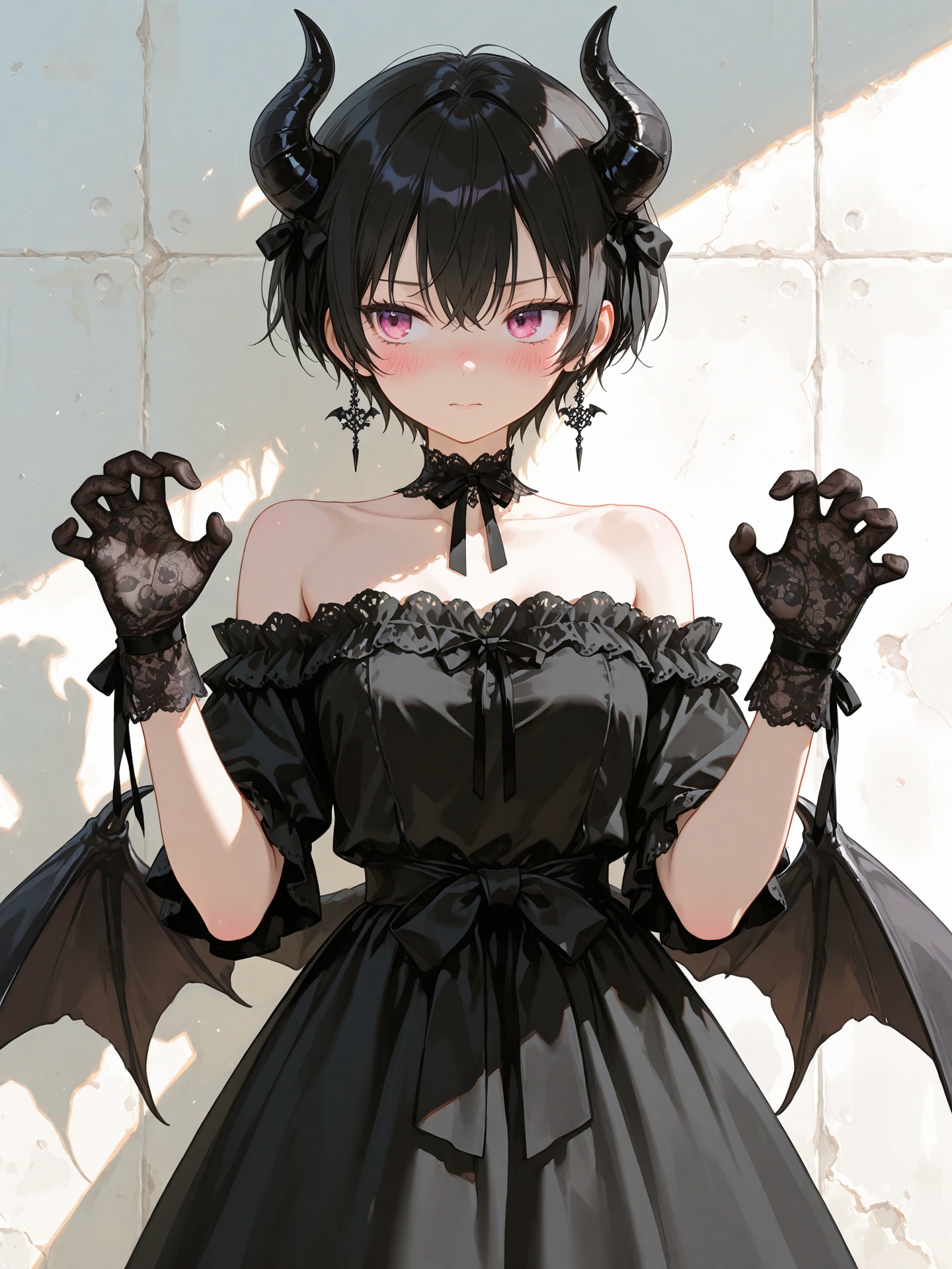 小悪魔衣装のオリキャラちゃん⑤