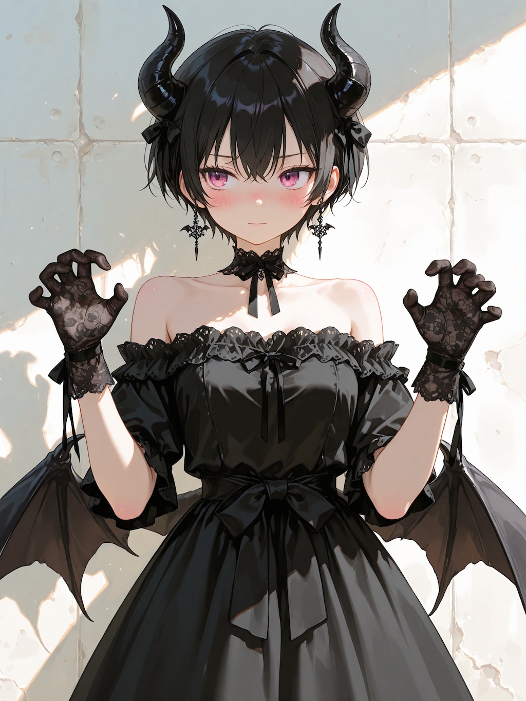 小悪魔衣装のオリキャラちゃん⑤