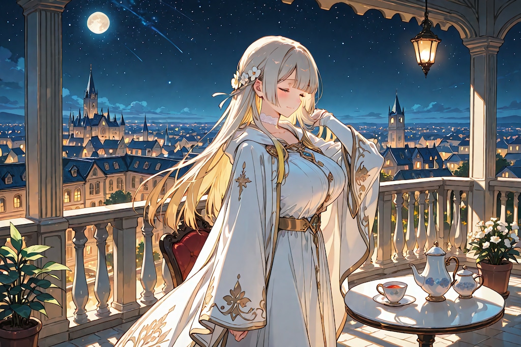 心地良い夜ですわ