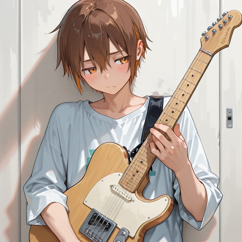 テレキャスターを持ったカネヨリマサル君 | の人気AIイラスト・グラビア