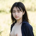 昼の着衣ヌード 3枚目