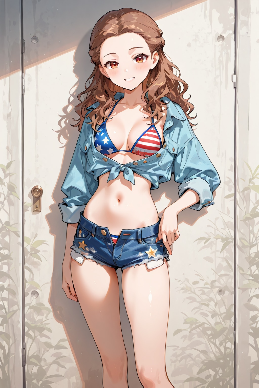 星条旗ビキニショートパンツ