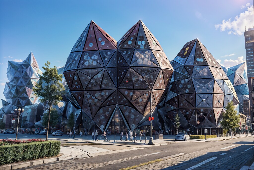 3枚] 何とも言えない感じの建物 近未来建築06