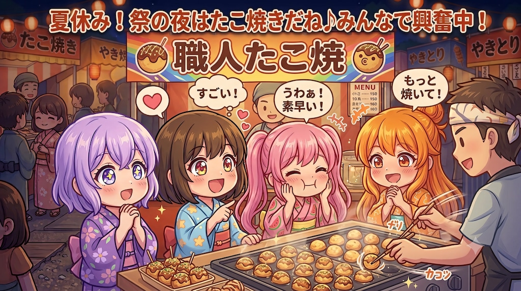 今日の夏休み（たこ焼きの達人２）