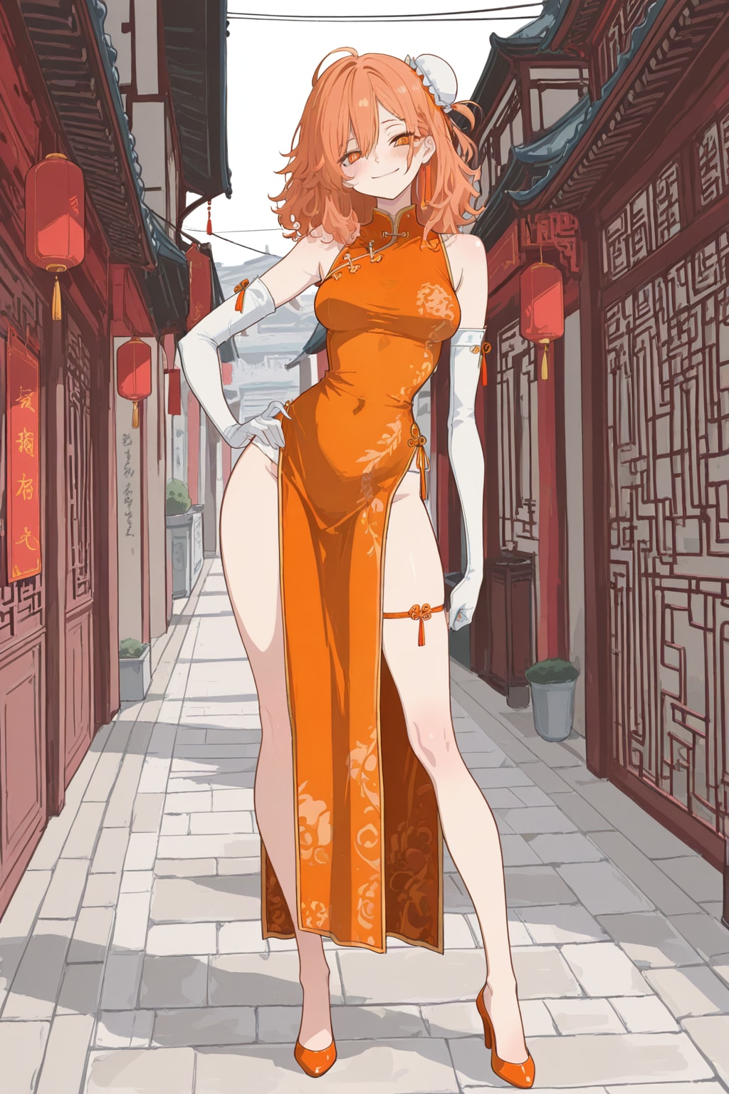 チャイナドレスのAPRICOTちゃん