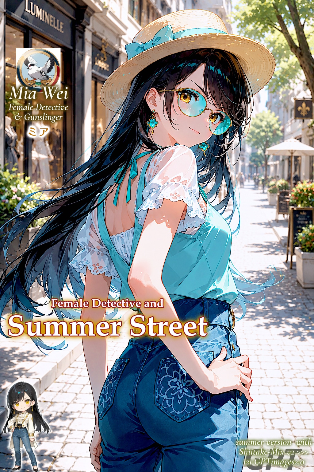 女探偵と夏の街角