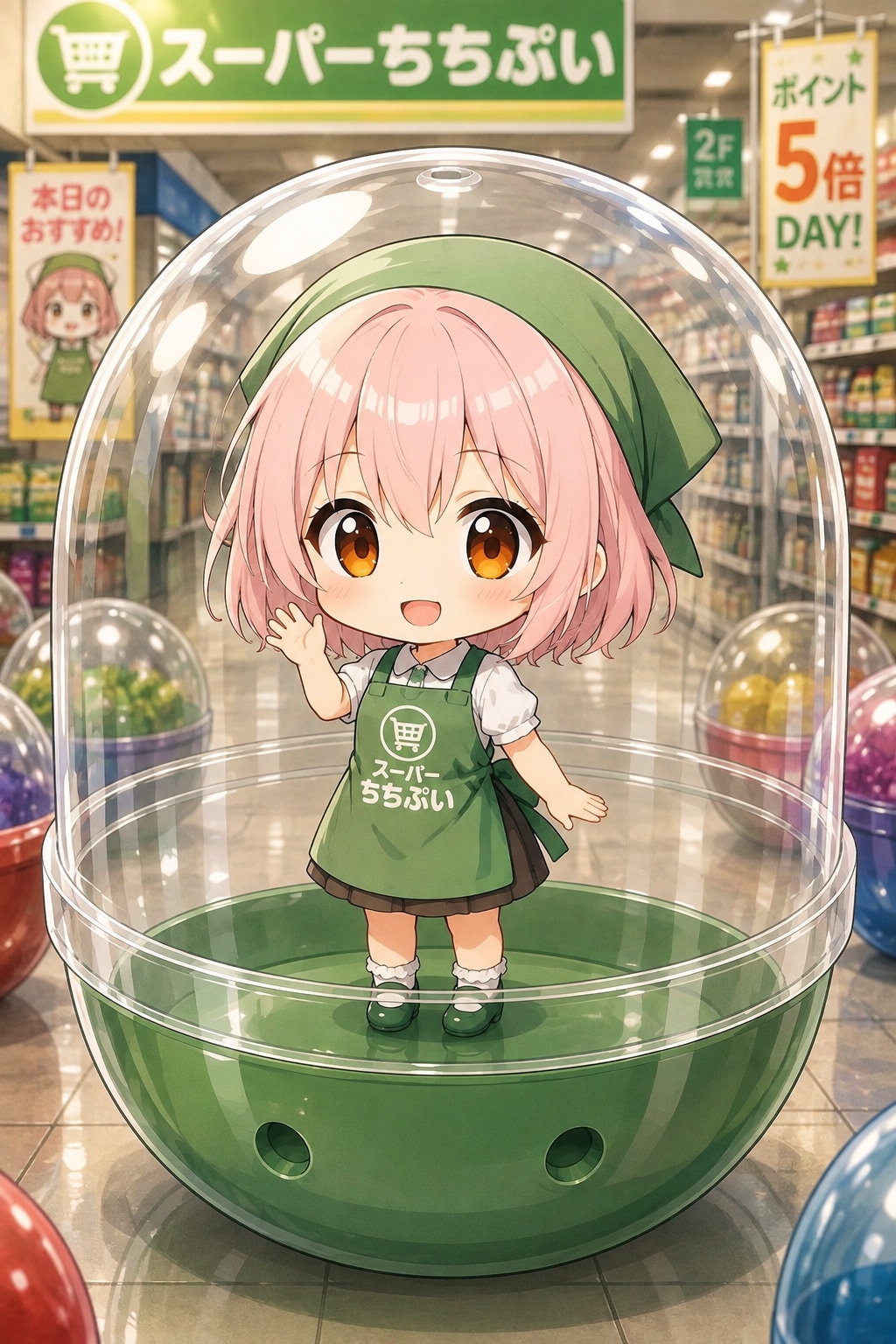 UL新モデルSUGARちゃんをカプセルに入れたよ