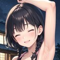 腋見せのポーズ 060 3枚目