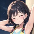腋見せのポーズ 060 6枚目