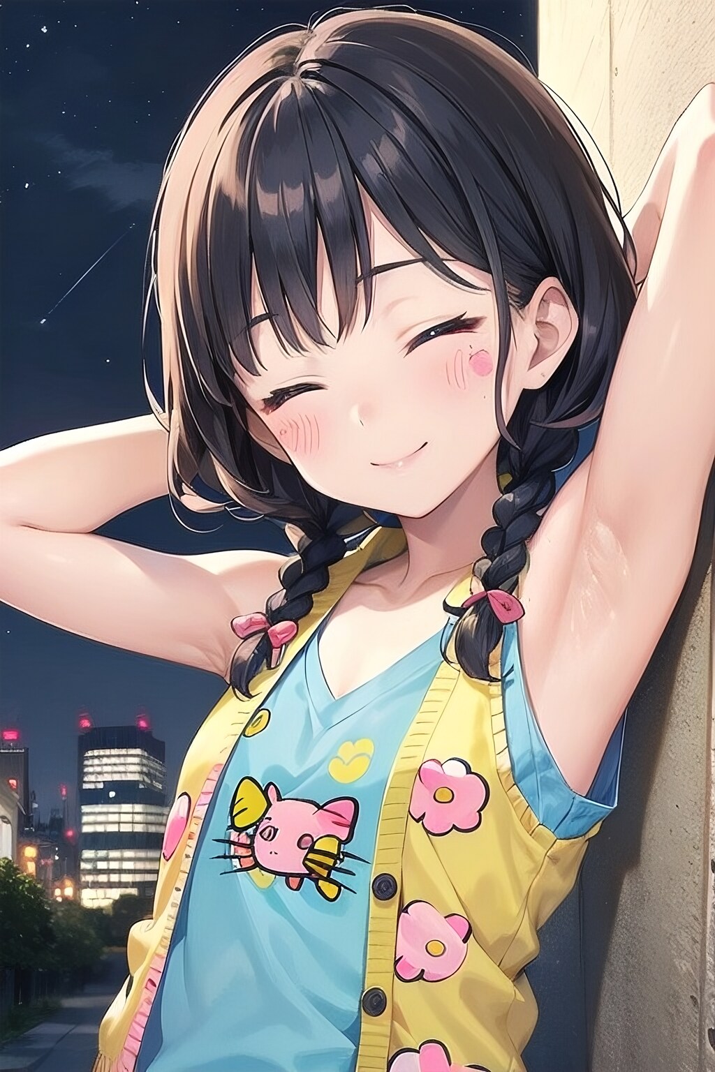 腋見せのポーズ 060