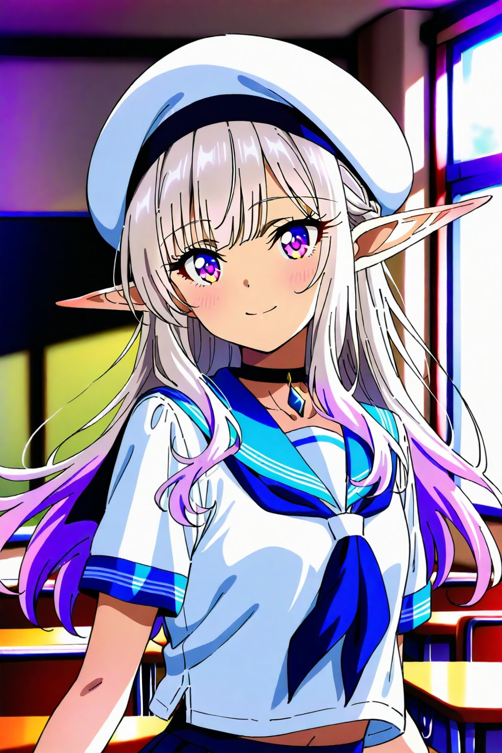 放課後の教室 | の人気AIイラスト・グラビア