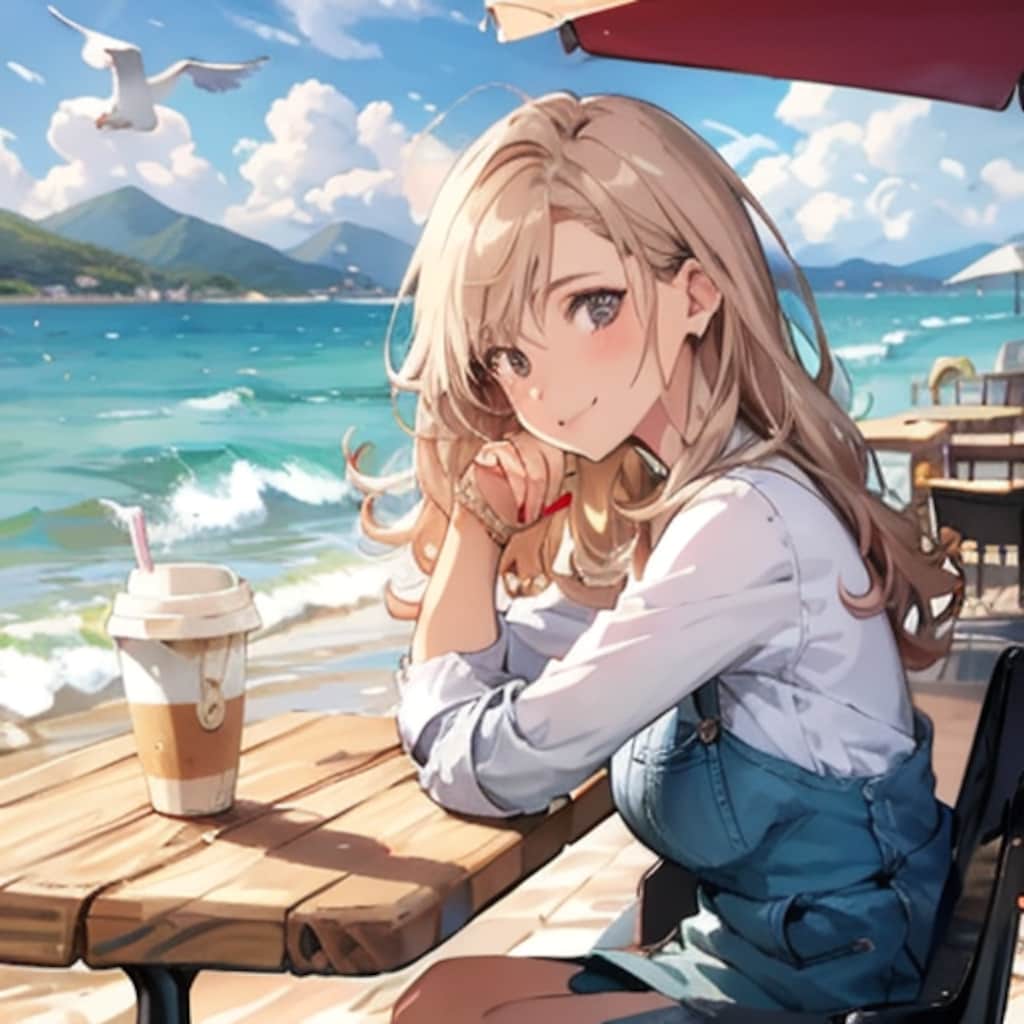 海辺のカフェ