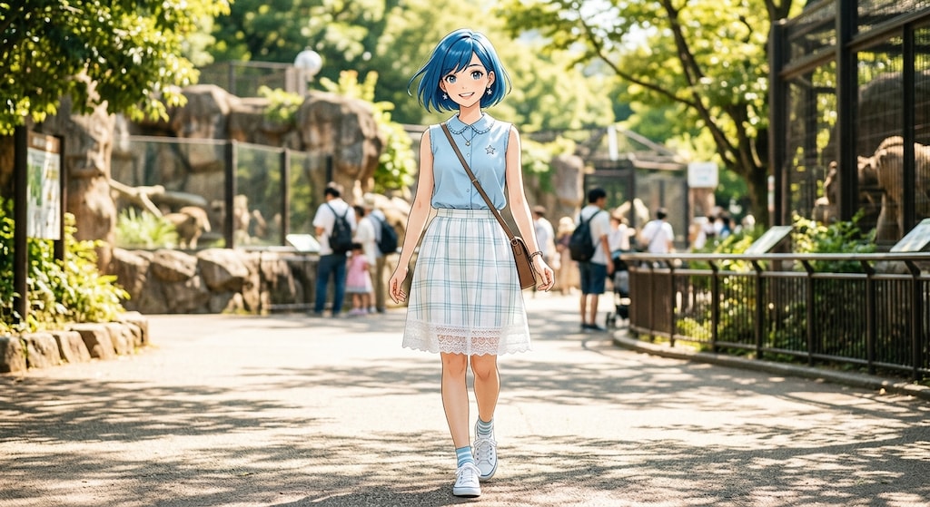 ボブ子ちゃんの夏色動物園コーデ🐾