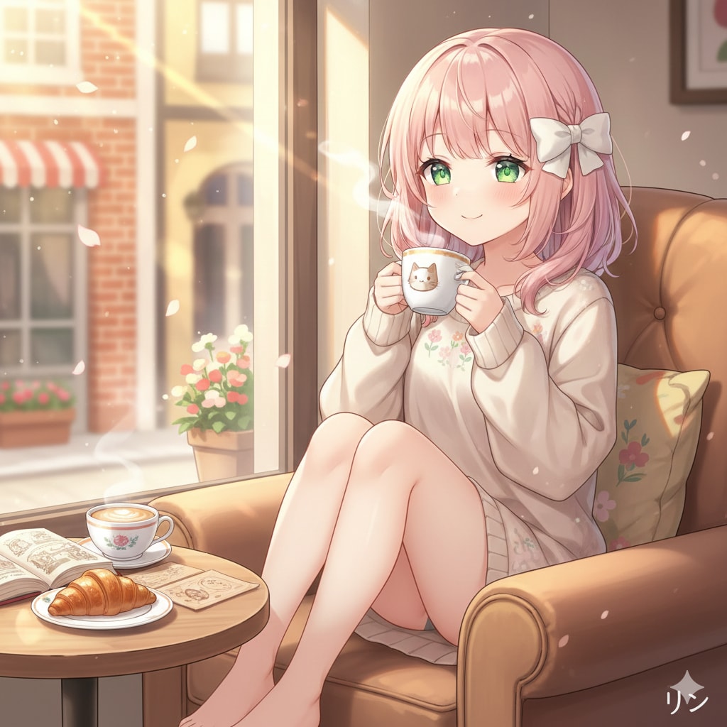 日だまりの特等席 ― ほっと一息、甘い時間 ― | の人気AIイラスト・グラビア