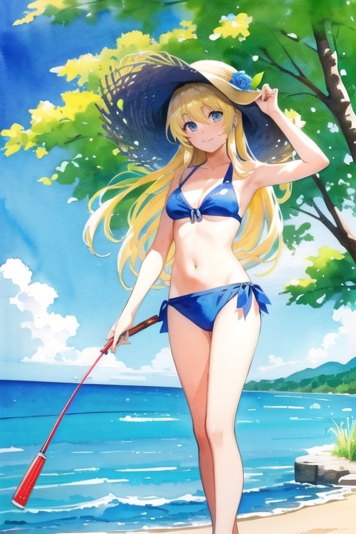 釣りと海水浴