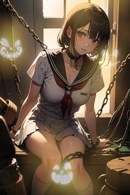 廃墟で・・・
