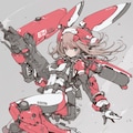 pink bunny cosmic armor girl sci-fi mode 兎耳武装機動隊 2枚目