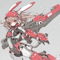 pink bunny cosmic armor girl sci-fi mode 兎耳武装機動隊 7枚目