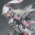 pink bunny cosmic armor girl sci-fi mode 兎耳武装機動隊 12枚目