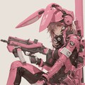 pink bunny cosmic armor girl sci-fi mode 兎耳武装機動隊 9枚目