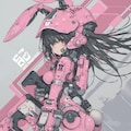 pink bunny cosmic armor girl sci-fi mode 兎耳武装機動隊 8枚目