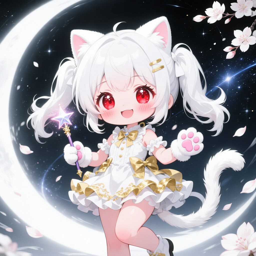 白ツイにゃん