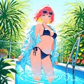 プールサイド 2枚目