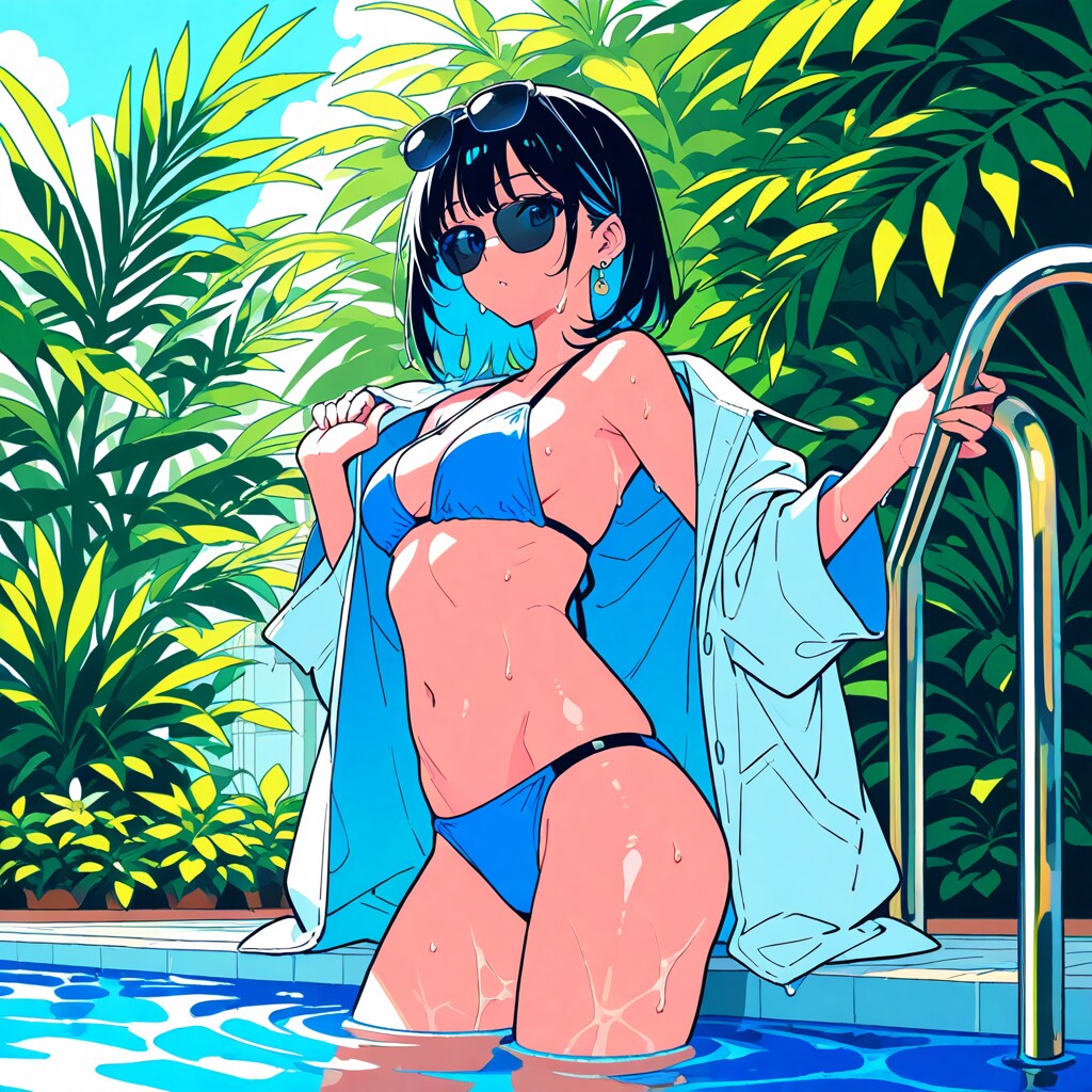 プールサイド