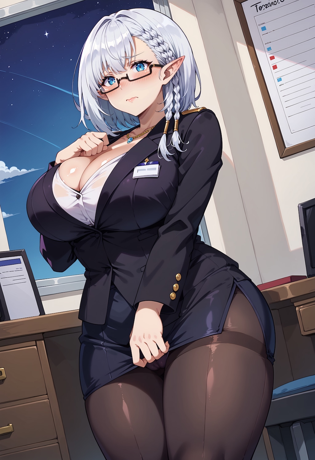 ベータ（陰の実力者になりたくて！）風_女性 -メガネ-