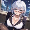 ベータ（陰の実力者になりたくて！）風_女性 -メガネ- 7枚目