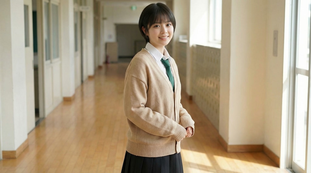 くるみ、高校時代のスナップ写真